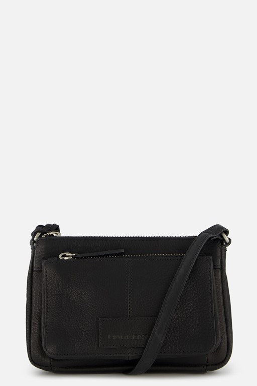 Burkely Soft Skylar Minibag zwart Leer