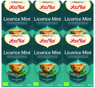 Yogi Tea Licorice Mint Voordeelverpakking 6x17ST