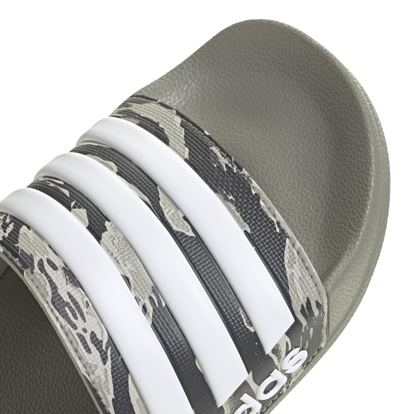 Adidas Adilette Shower Slippers Camo Groen Wit