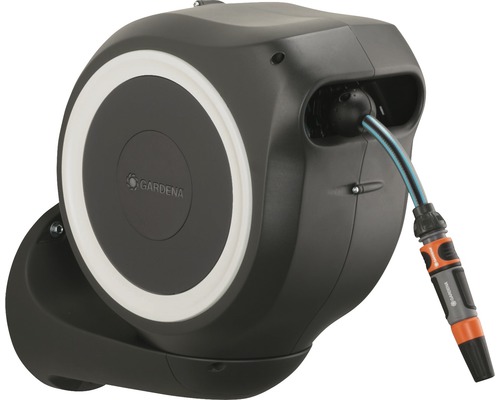 GARDENA RollUp S wandslangenbox inclusief 15 m slang, 180° draaibaar en RollControl-technologie