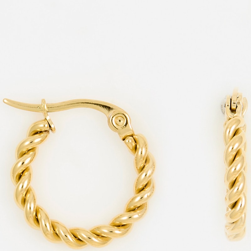 Boucles d'oreilles - Alliage - Doré