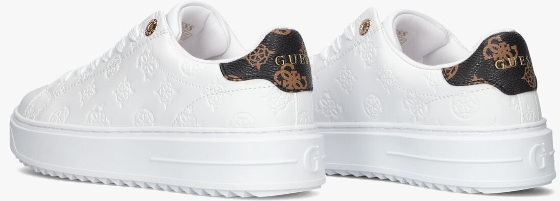 GUESS witte guess lage sneakers denesa
