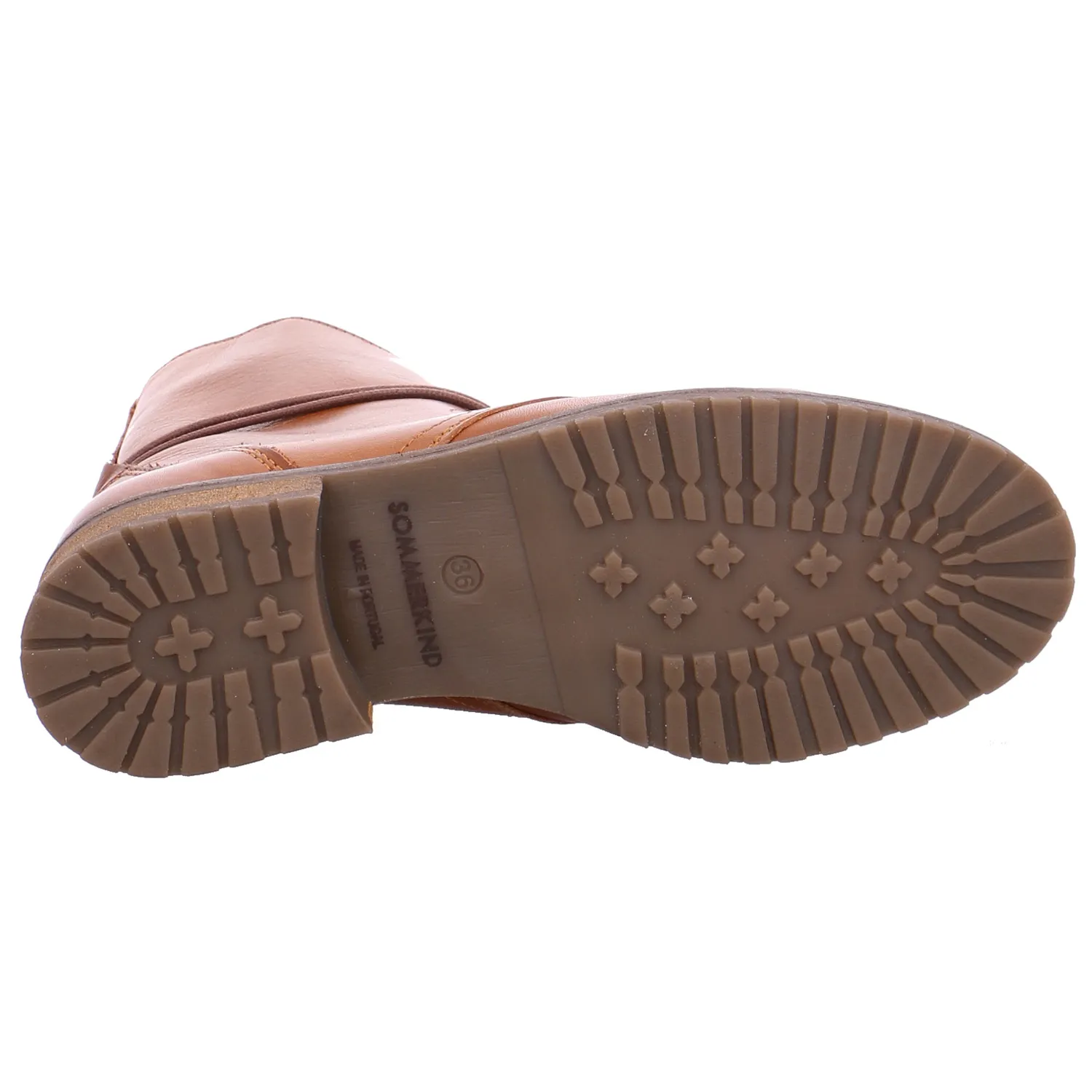 SCHUHENGEL Boot Cognac Leder