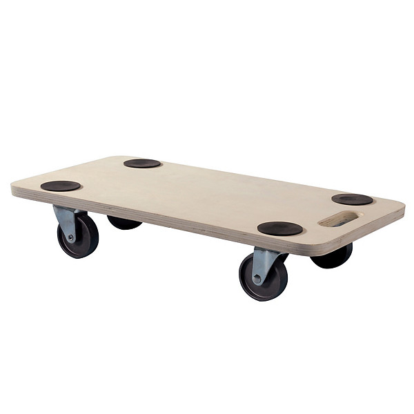 Plateau rouleur 1er prix 350 x 600 mm - charge 200 kg