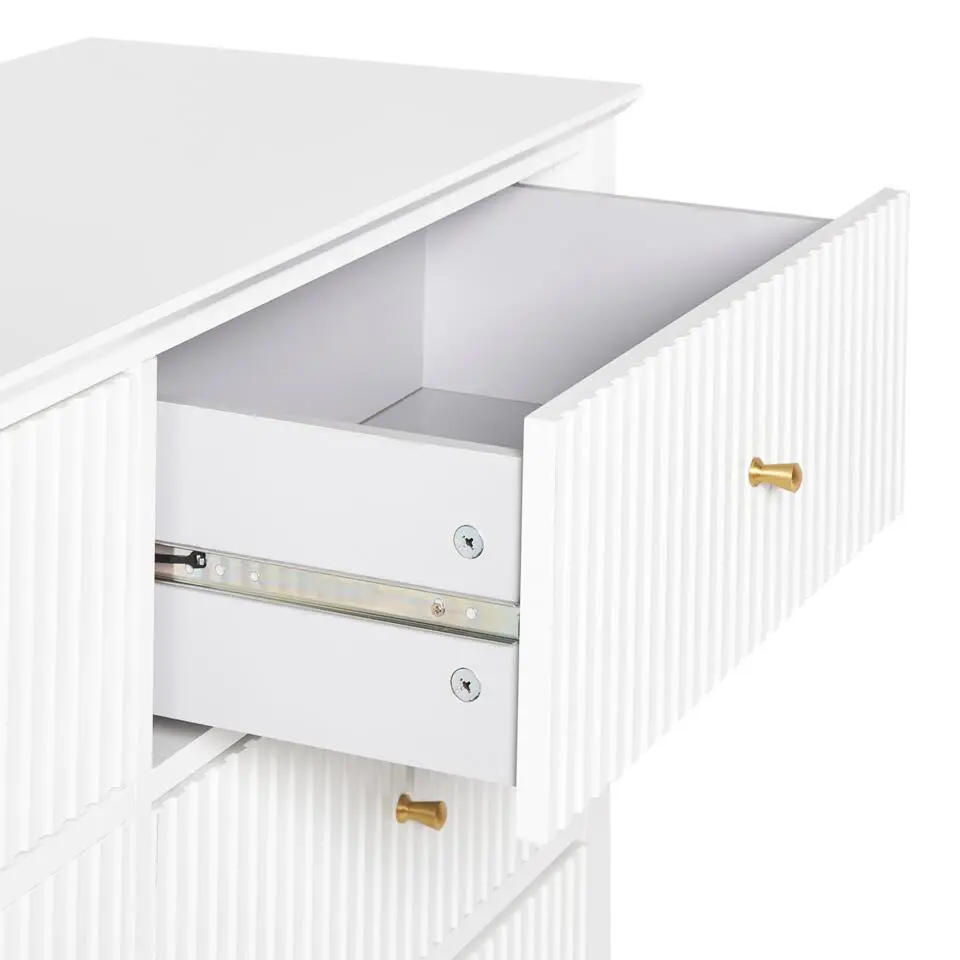 ASSISI - Dressoir 6 lades - Wit - MDF