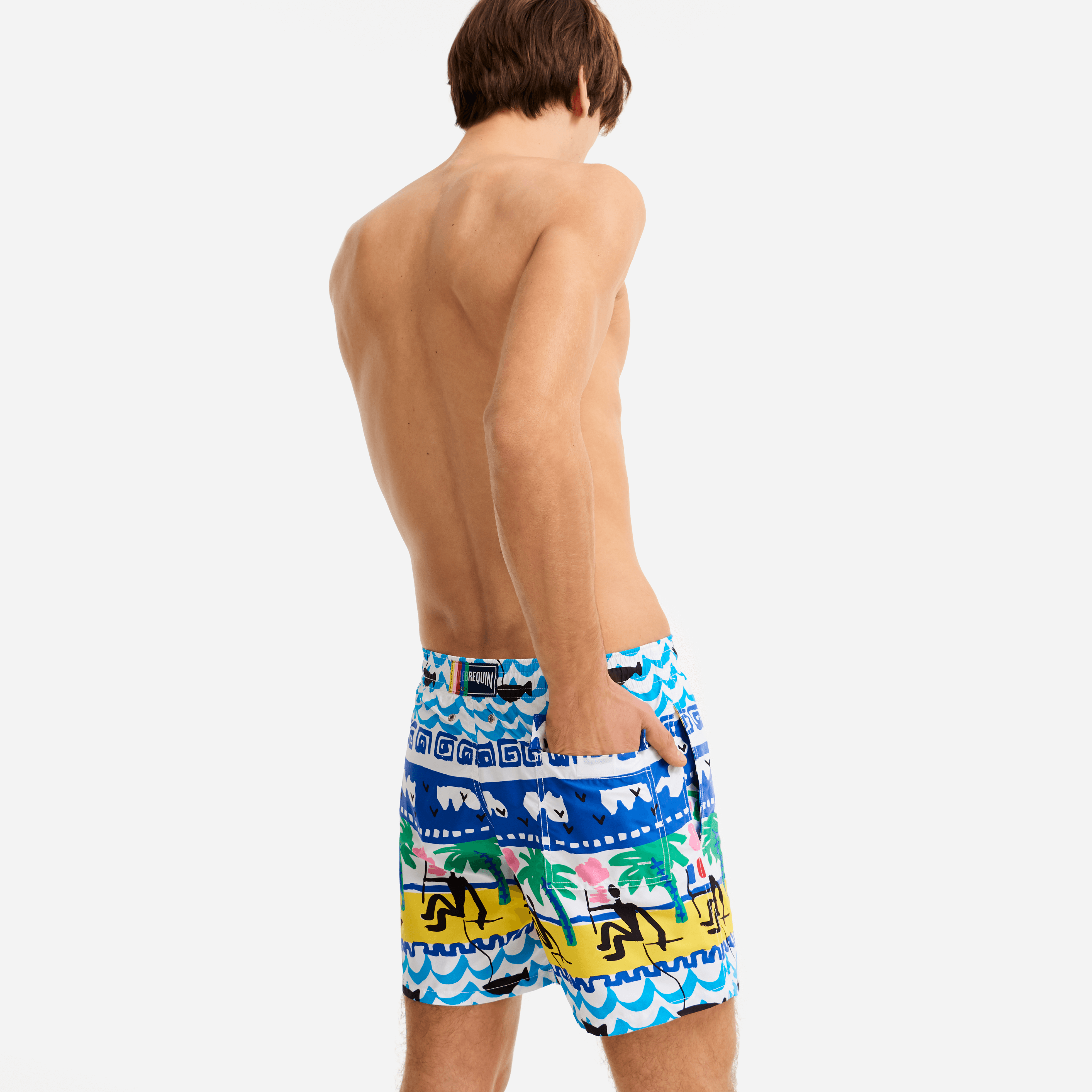 Maillot de bain homme La Mer - Vilebrequin x JCC+ - Edition limitée | Site Vilebrequin | MOOH9B20
