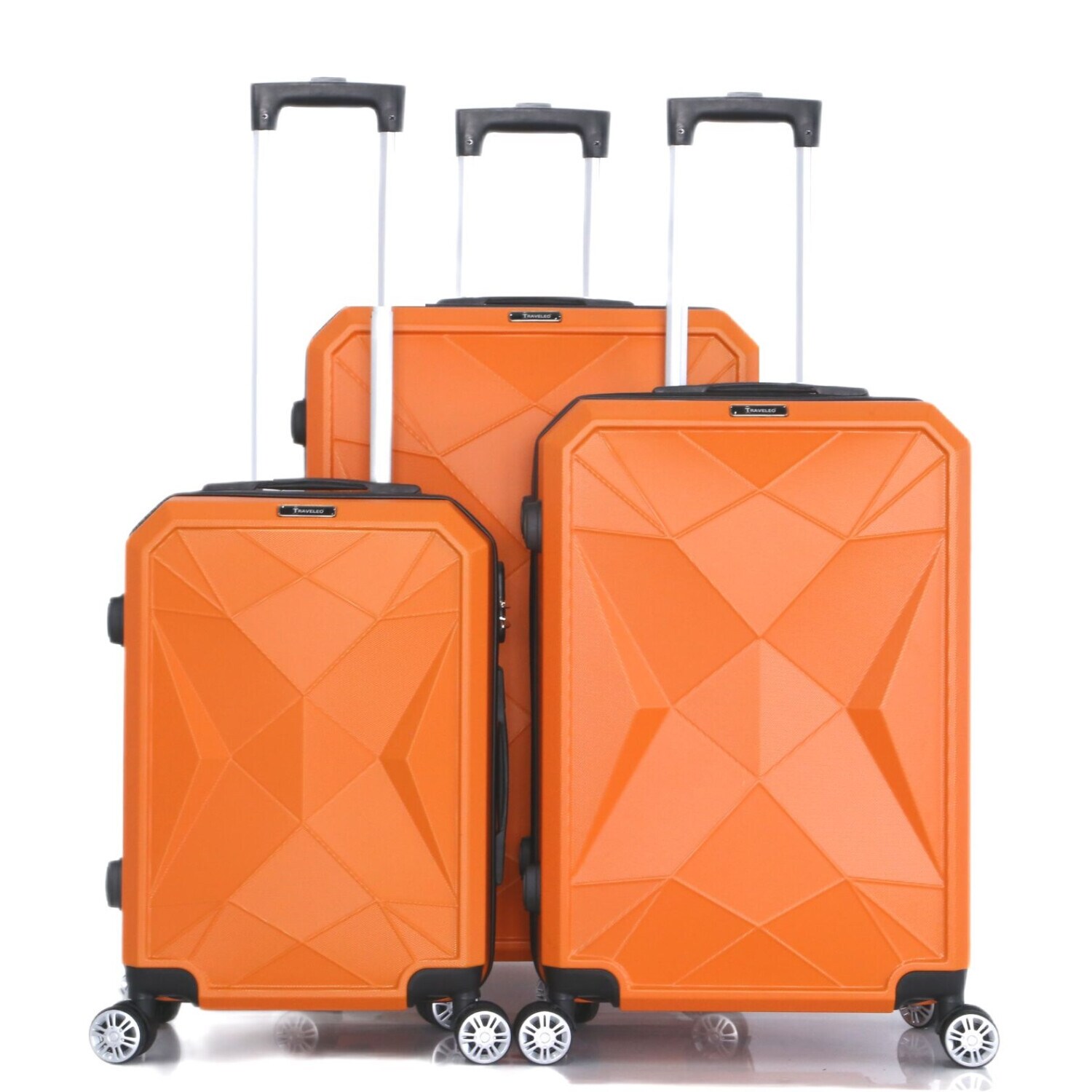 Reisekoffer ABS-03 Koffer 3-teilig Hartschale Trolley Set Kofferset