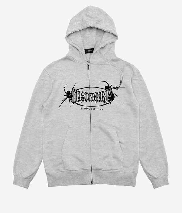Wasted Paris Boiler Zip-Hoodie (ash grey)