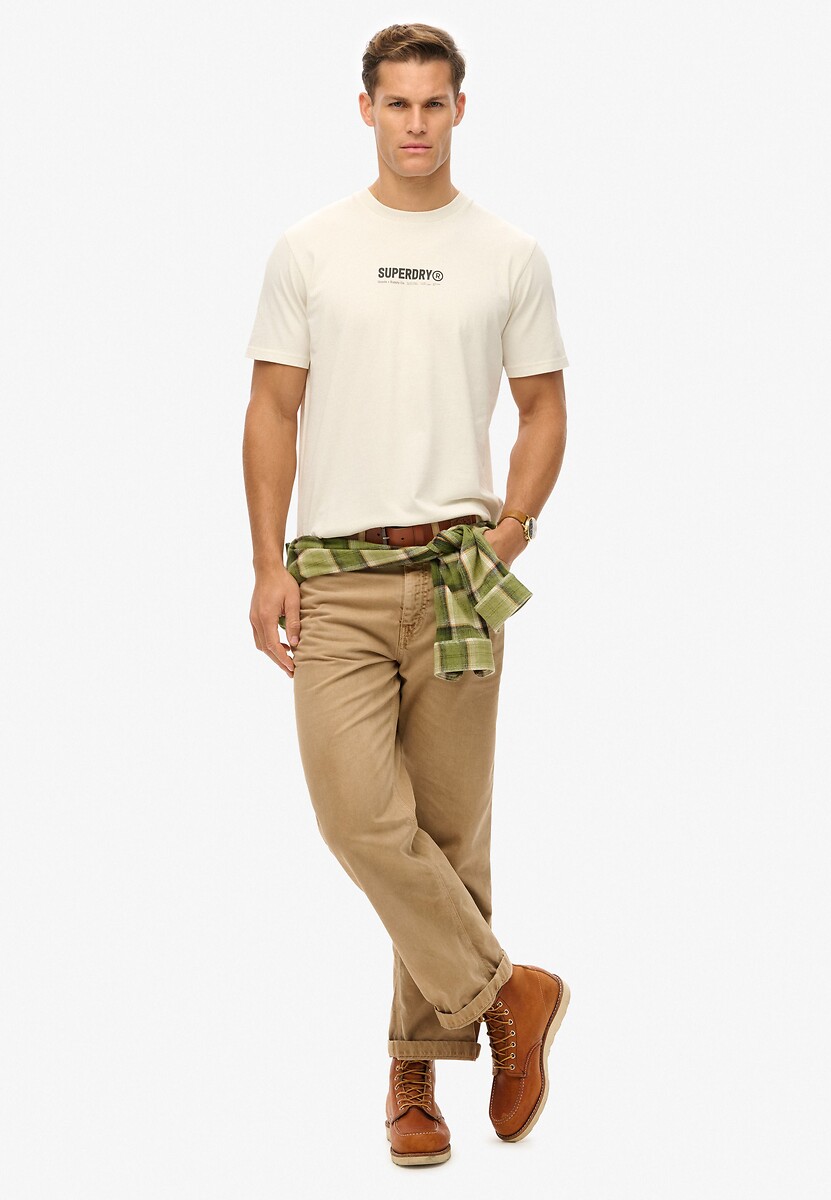 SUPERDRY<br>Camiseta esportiva de gola redonda utilitária