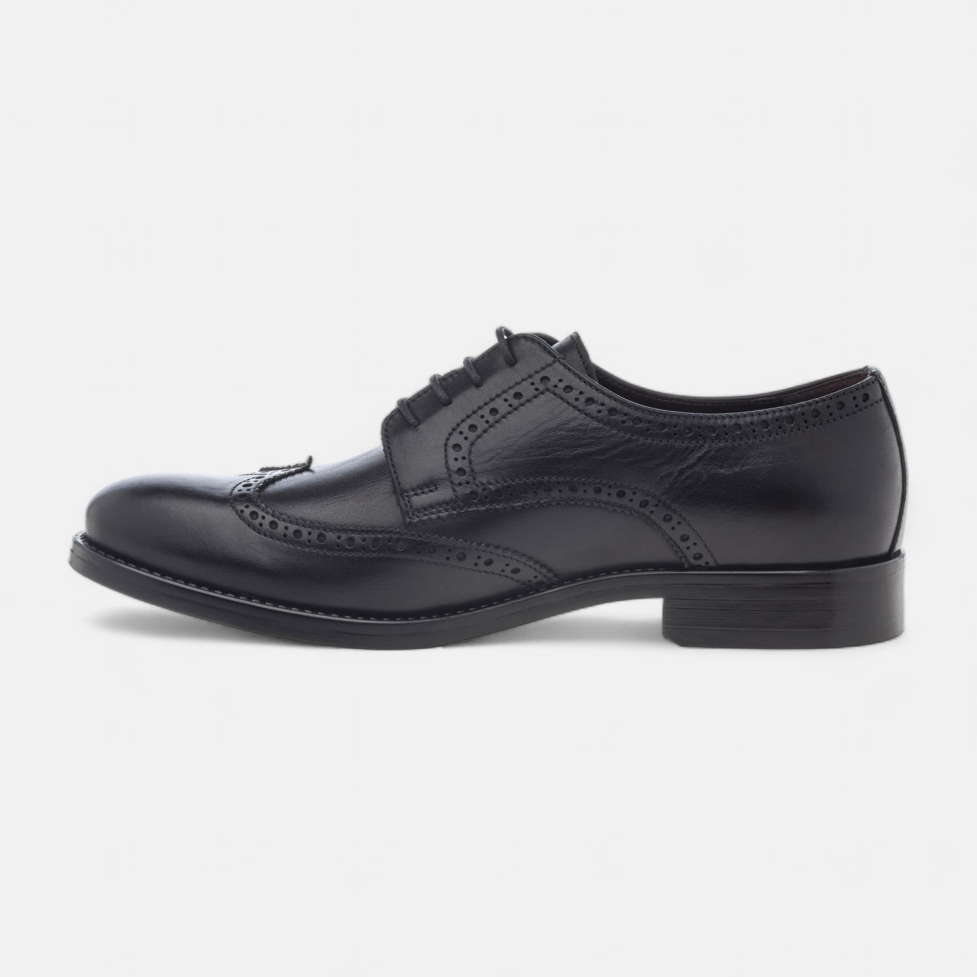 Derbies Homme en cuir noir