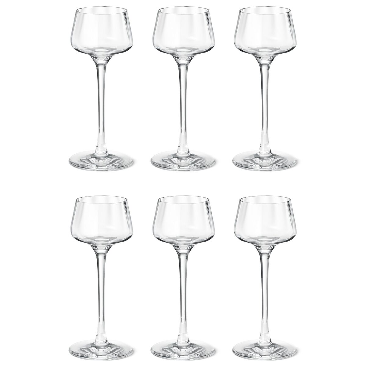 Bernadotte snapseglass 4cl, 6 stk