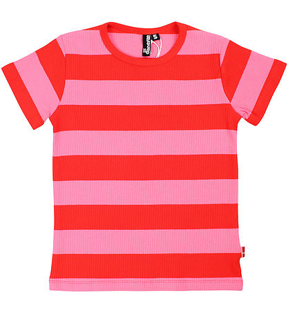 Danefæ T-Shirt - Danestory - Summer Rot/Hell Pink
