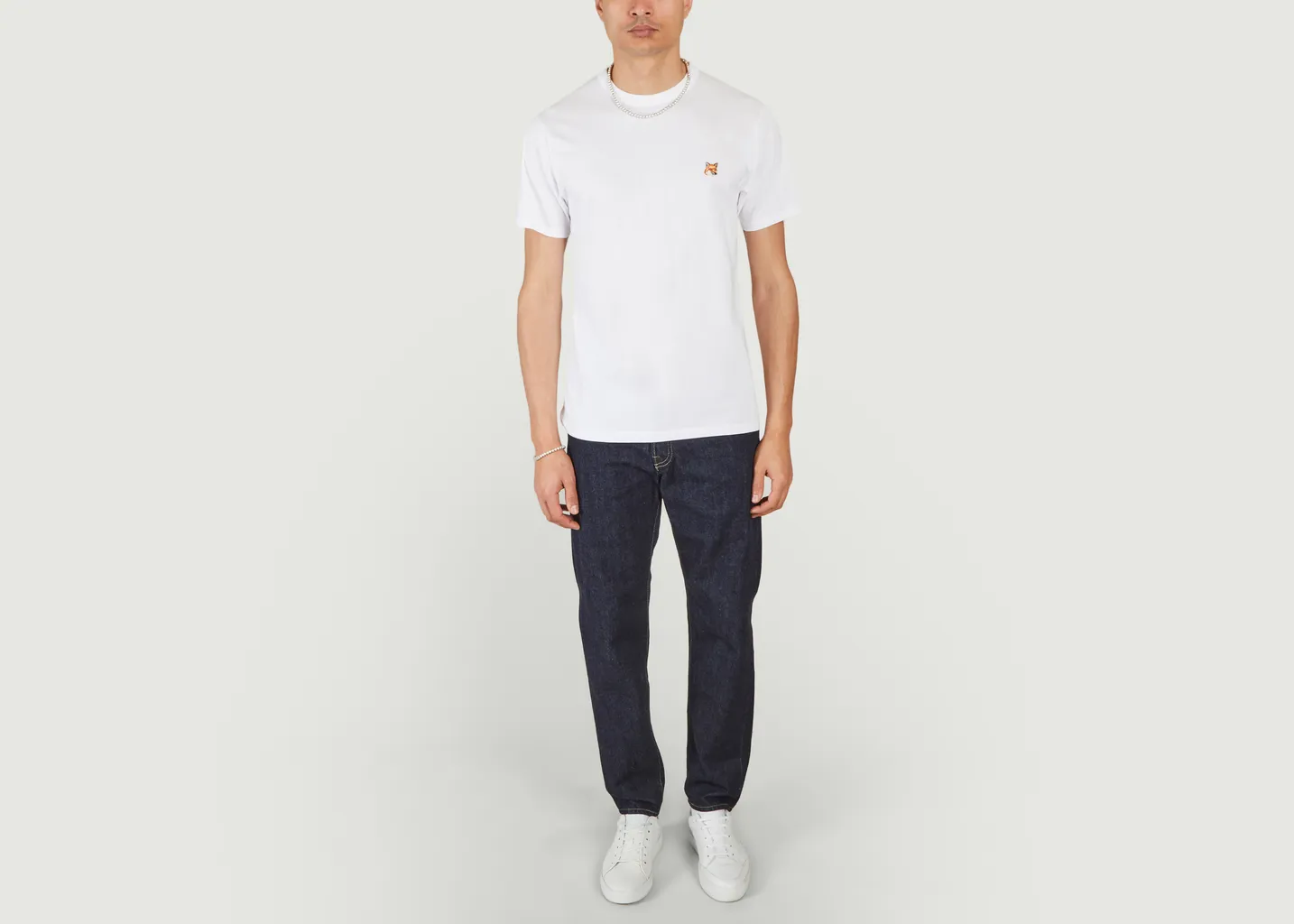 T-shirt Fox Head Patch Maison Kitsuné