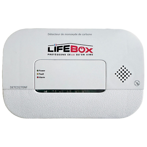 Détecteur monoxyde de carbone NF Lifebox