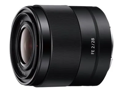 Sony SEL28F20 - Vidvinkel objektiv - 28 mm - f/2.0 FE - Sony E-mount - for Cinema Line; a VLOGCAM; a1; a1 II; a6700; a7 IV; a7C; a7C II; a7CR; a7R V; a7s III; a9 III