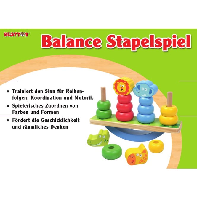 Besttoy - Holz Balance Stapelspiel