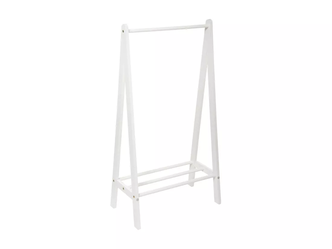 WELL HOME - Porte-manteau enfant en bois blanc