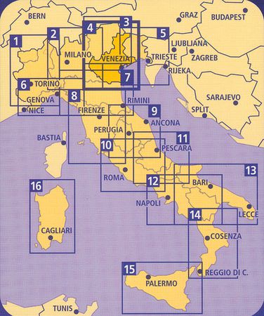 ITALIEN Strassenkarten  LIGURIEN 006