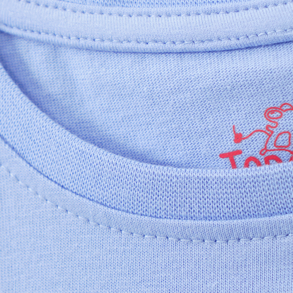 Topolino Mädchen T-Shirt mit Geburtstagszahl 6 hellblau