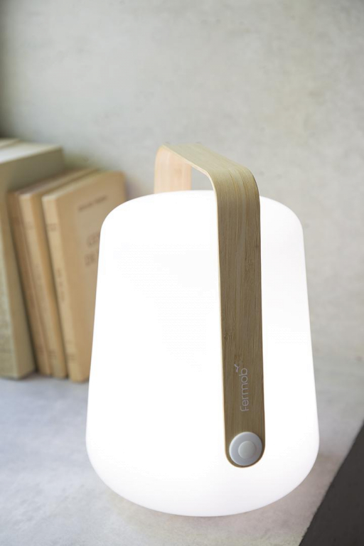Fermob Balad tafellamp H38 LED oplaadbaar Bamboo