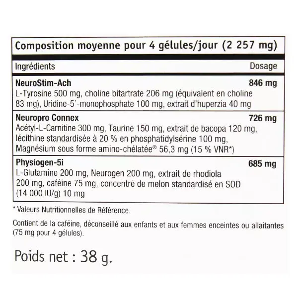 NHCO Nootônico 50 cápsulas