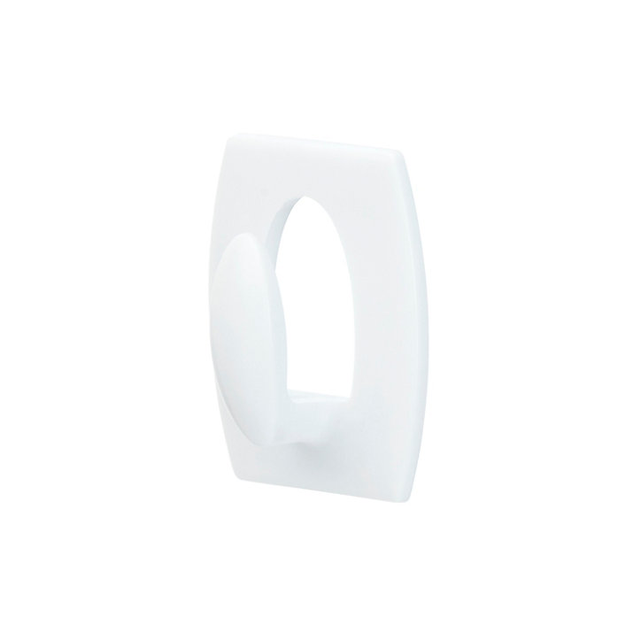 Mini crochets blancs avec bandes blanches Command 17006 blancs 6 crochets + 8 bandes