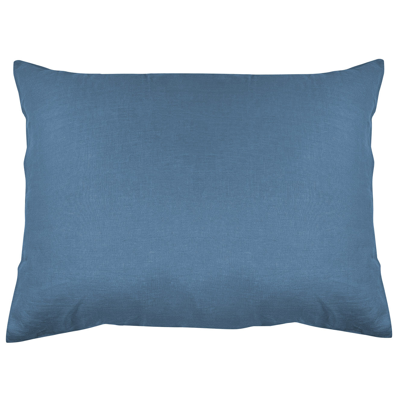 United by Perle de coton 2 Taies d'oreiller 100% Lin lavé denim