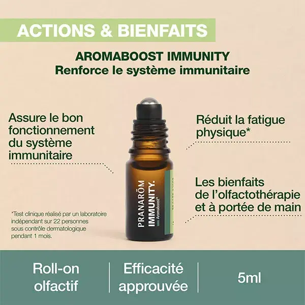 Pranarom Aromaboost Roller Imunidade Orgânico 5 ml
