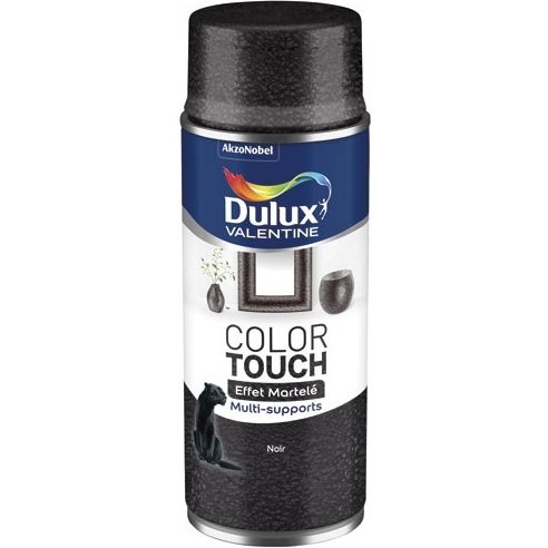 Bombe peinture 400 ml Color Touch Effet Martelé - Noir
