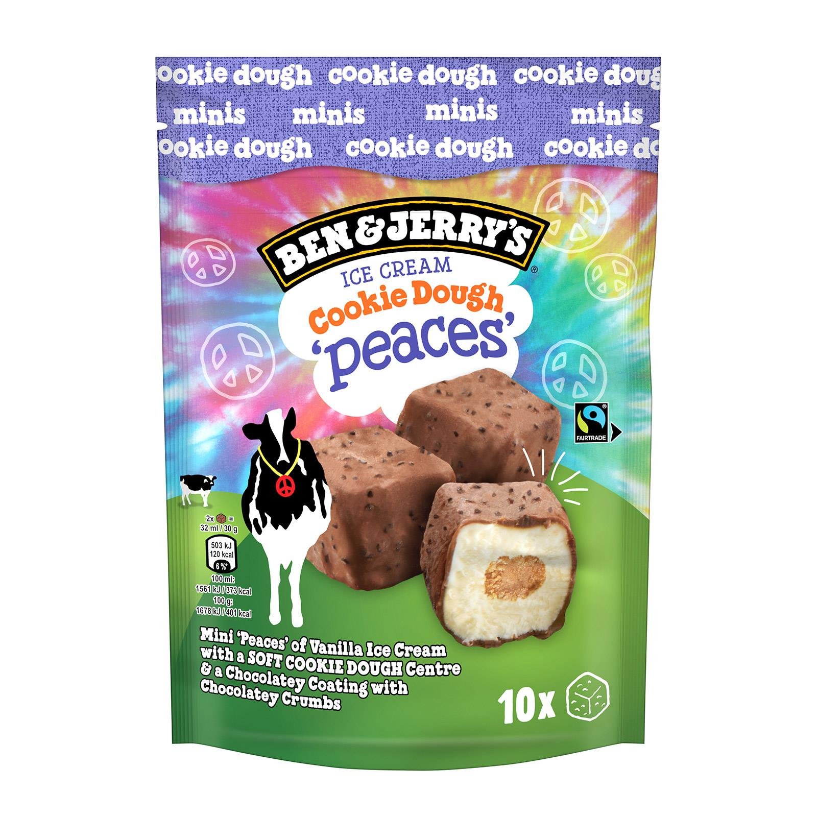 Ben & Jerry's Cookie Dough Peaces