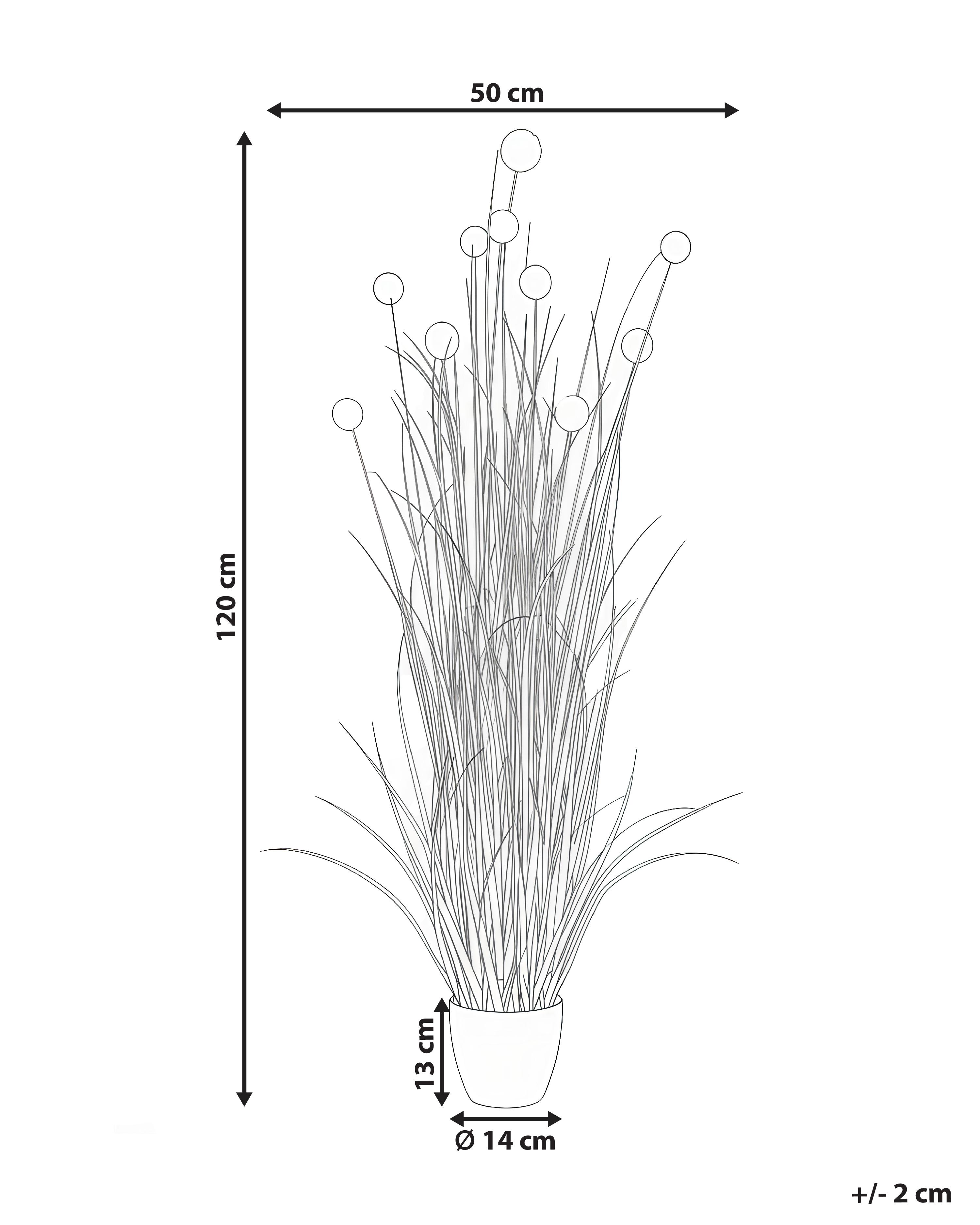Kunstplant POMPOM GRASS 120 cm Groen