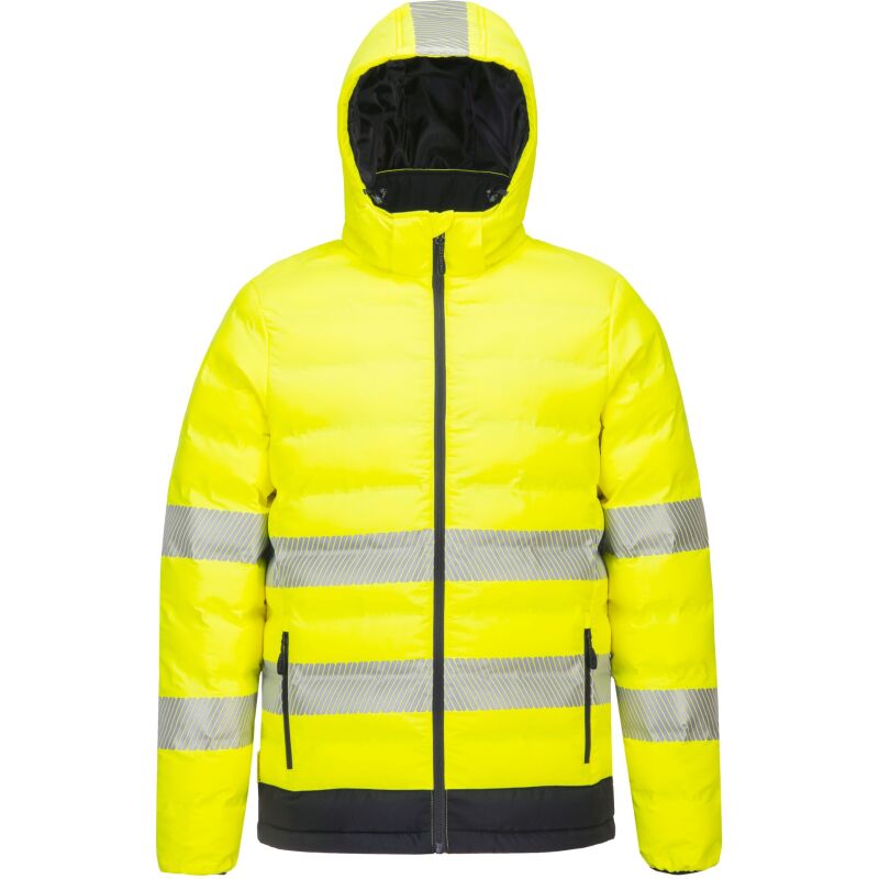 Portwest S548 Doudoune chauffante HV avec capuche