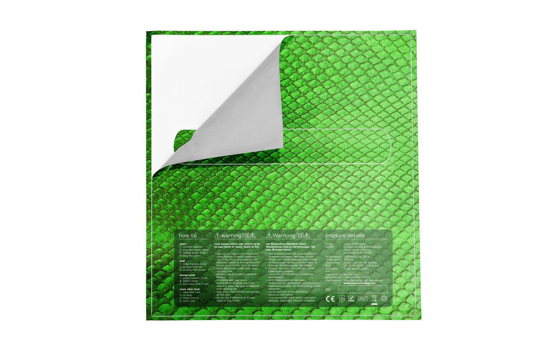 Aufkleber Juice STYLE Skin THE SNAKEFür Juice Booster 2