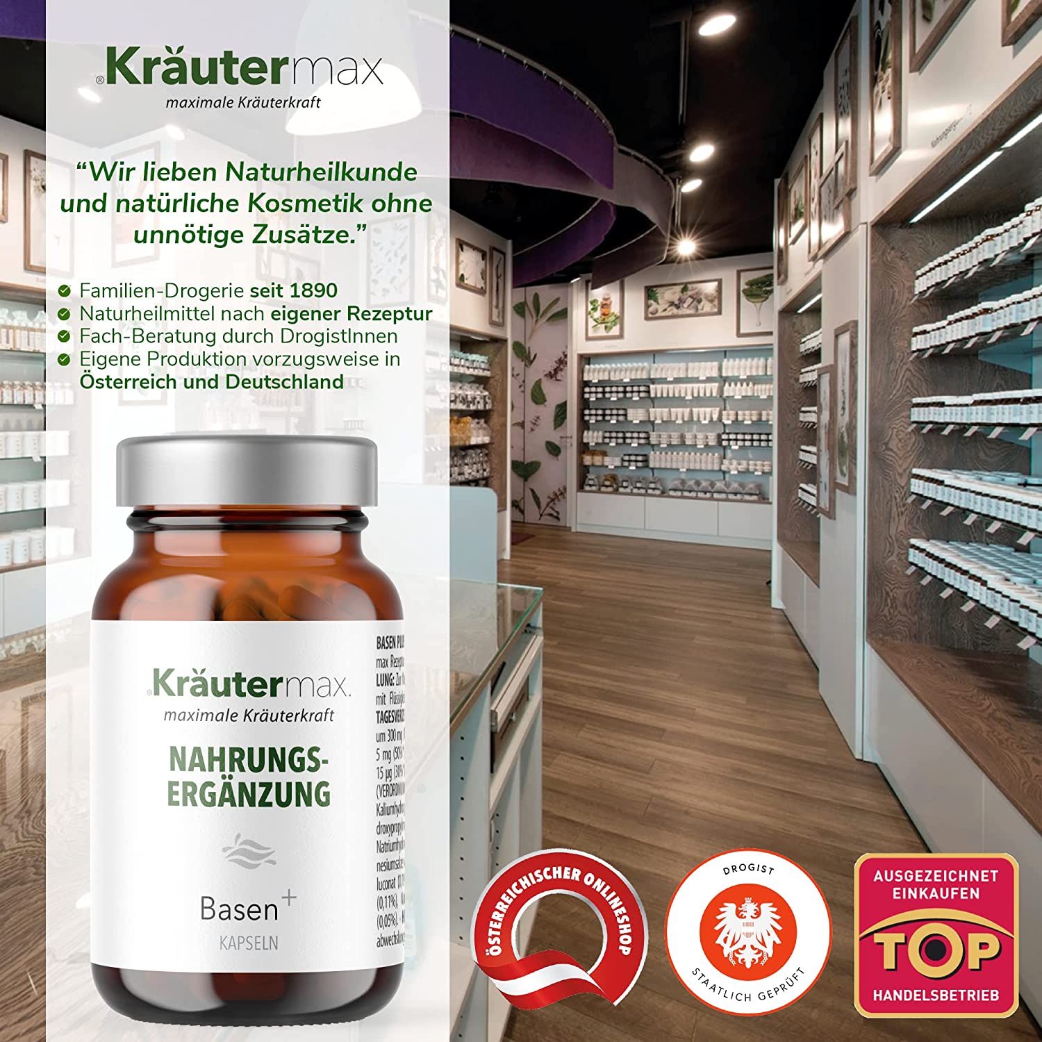 Kräutermax Basen plus Kapseln