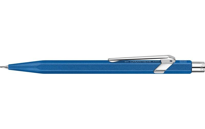 Druckbleistift 844 Colormat-X 0.7 mm BlauBleistift mit Metalletui