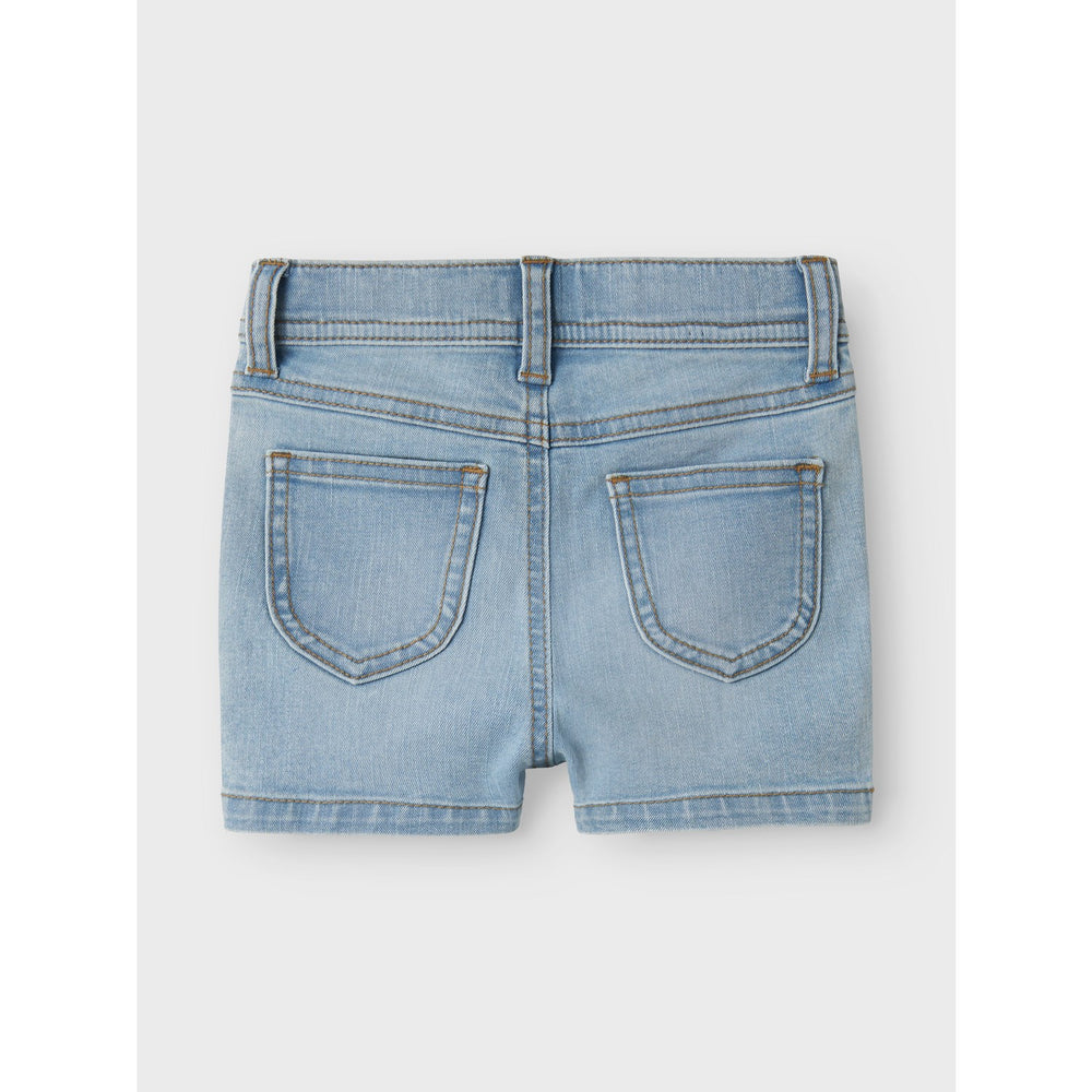 Køb Name It Light Blue Denim Nmfsalli Slim Dnm Shorts 3398-Ic Tb