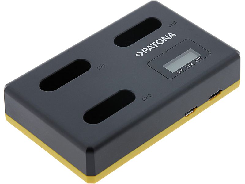 Patona USB Ladegerät für Sony Triple Ladegerät