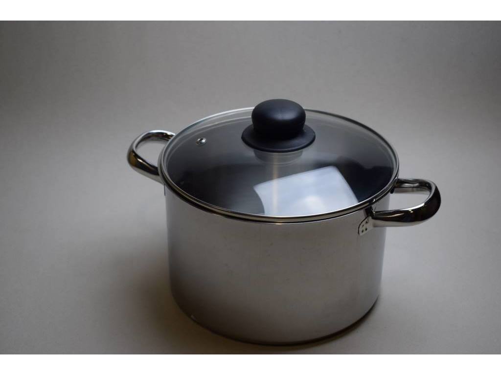 PANELA COM ASA E TAMPA EVEM INOX EM INOX 20CM