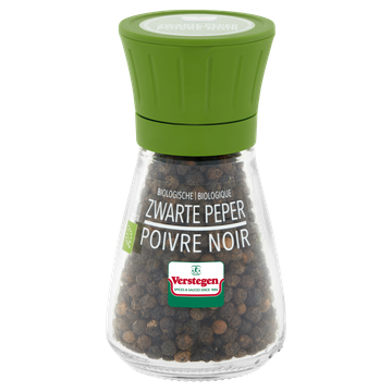 Verstegen Biologische Zwarte Peper met Molen 38 g