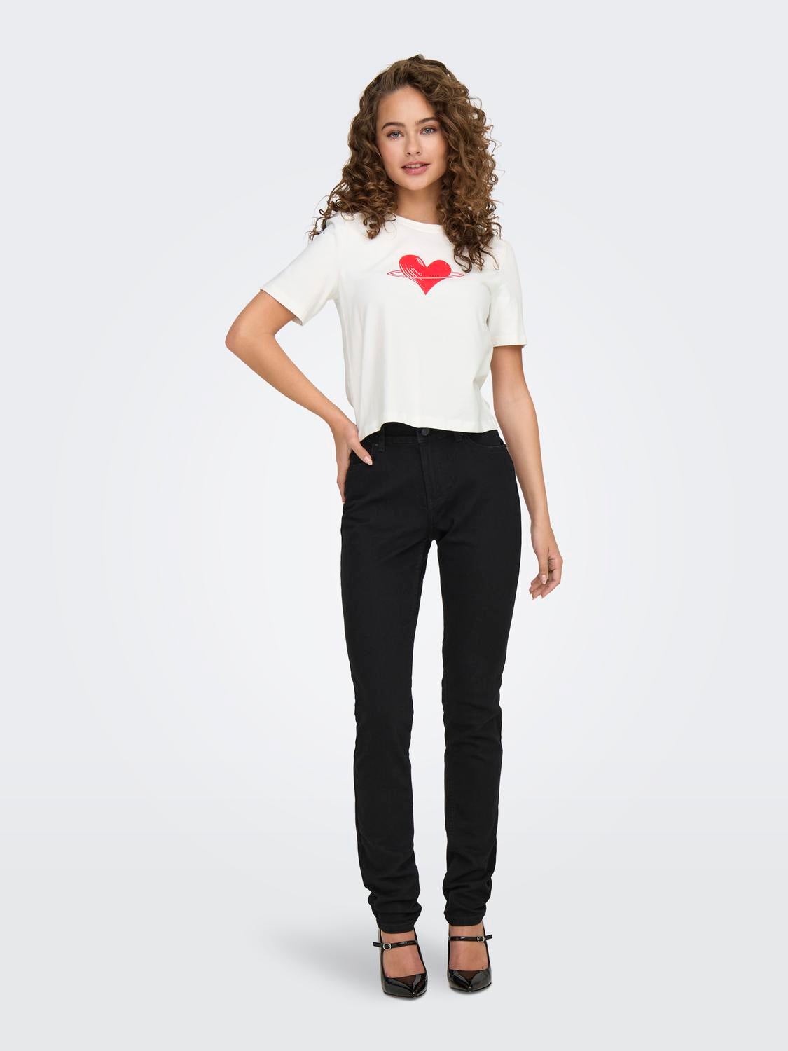 ONLVALLIE T-shirt Cloud Dancer