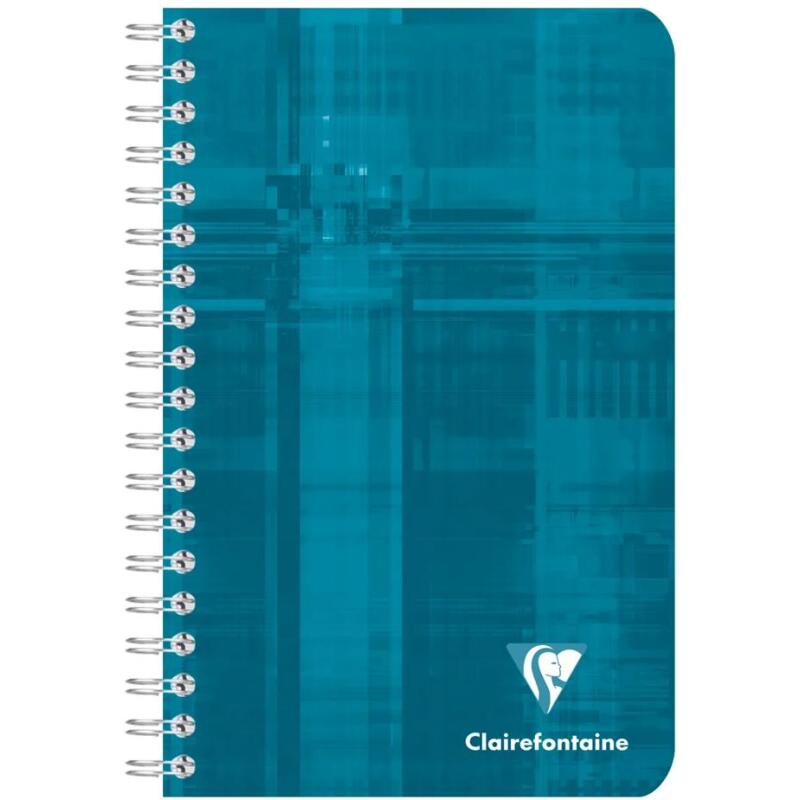 Carnet reliure intégrale 11x17cm 50 feuilles grands carreaux Couleur aléatoire - Assortis