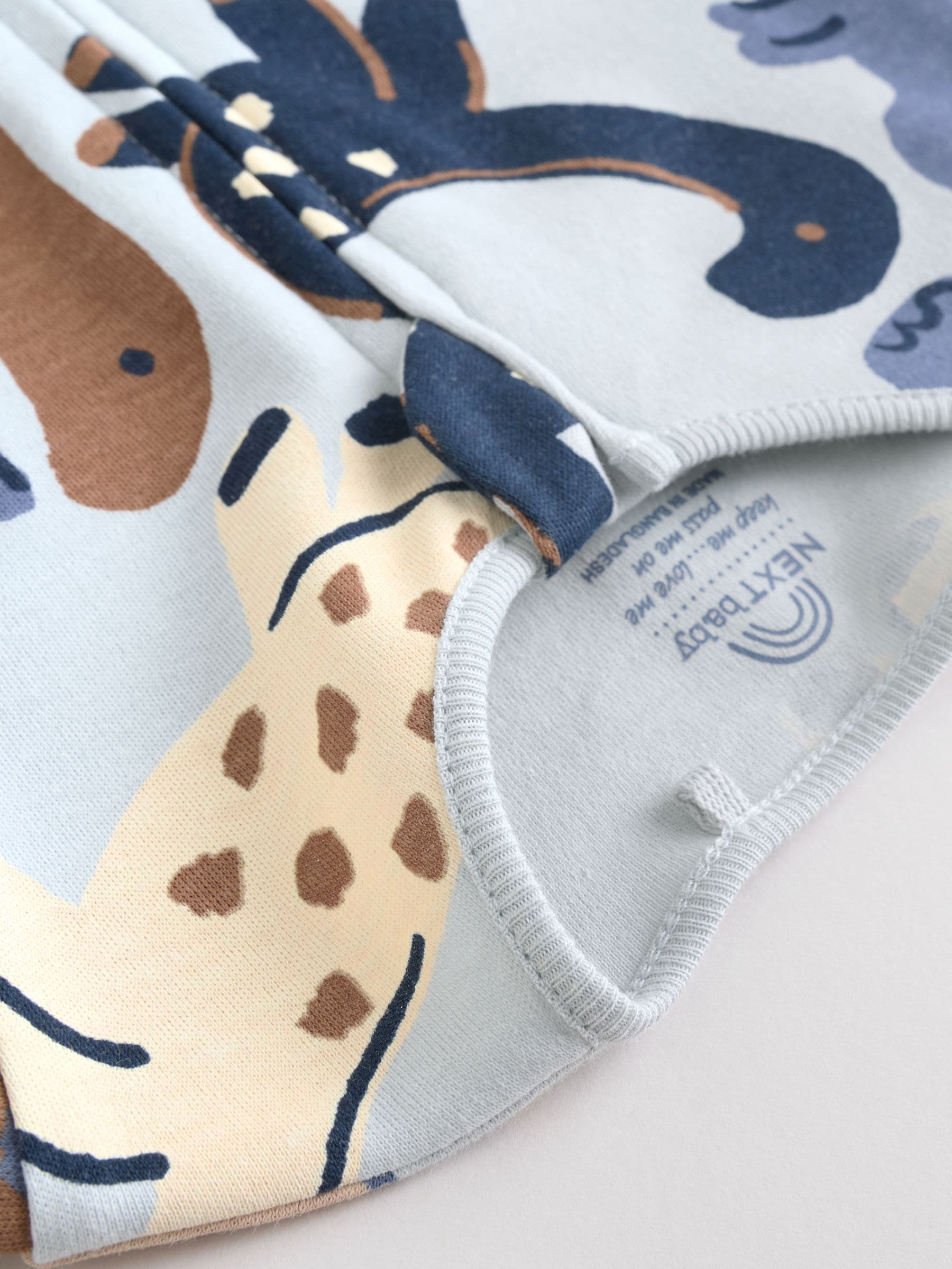 Marineblauw - Verpakking van 4 baby pyjama's met tweewegrits (0mnd -2jr)