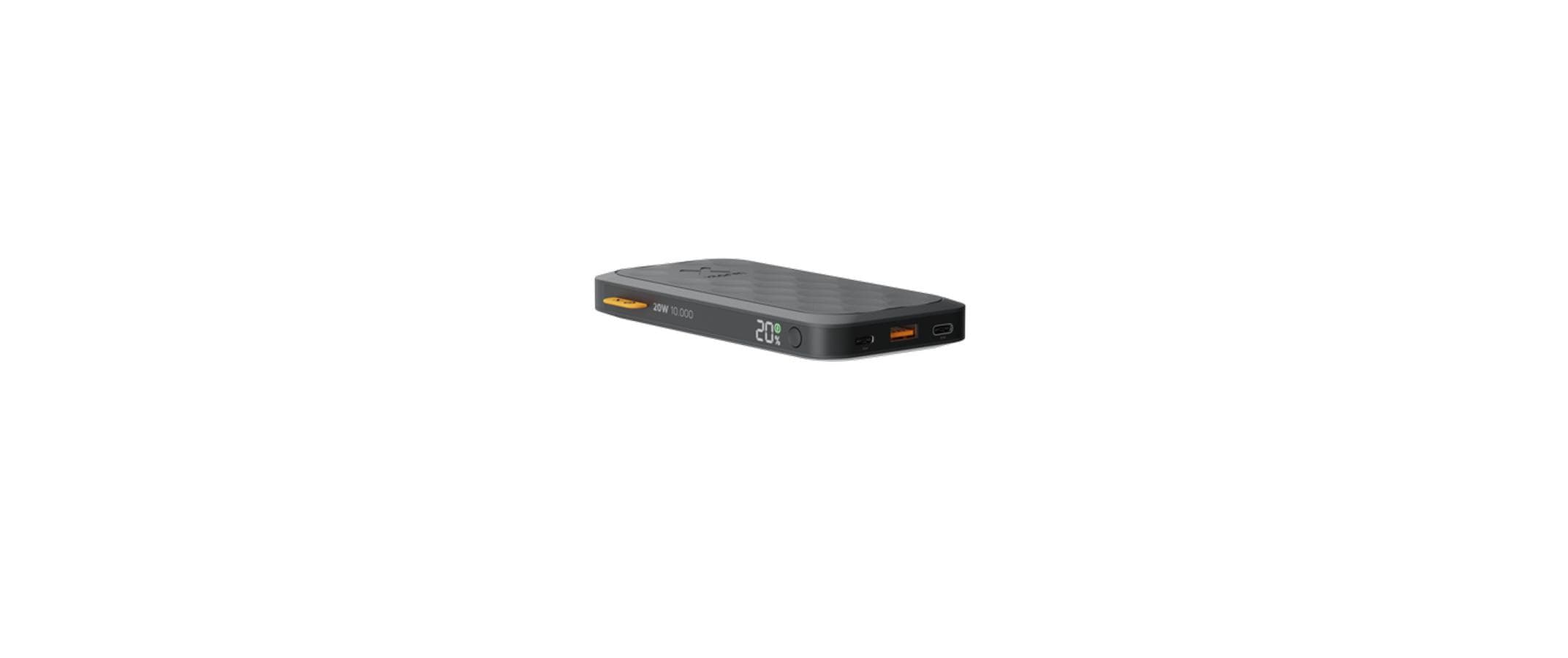 Powerbank FS5101U 10000 mAh, Schwarz2x USB-C, 1x USB-A Fuel Series Midnight Black