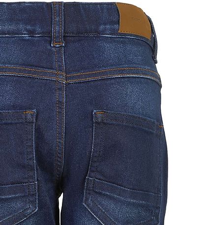 Minymo Hosen - Stretch Loose Fit - Dunkelblauer Denim