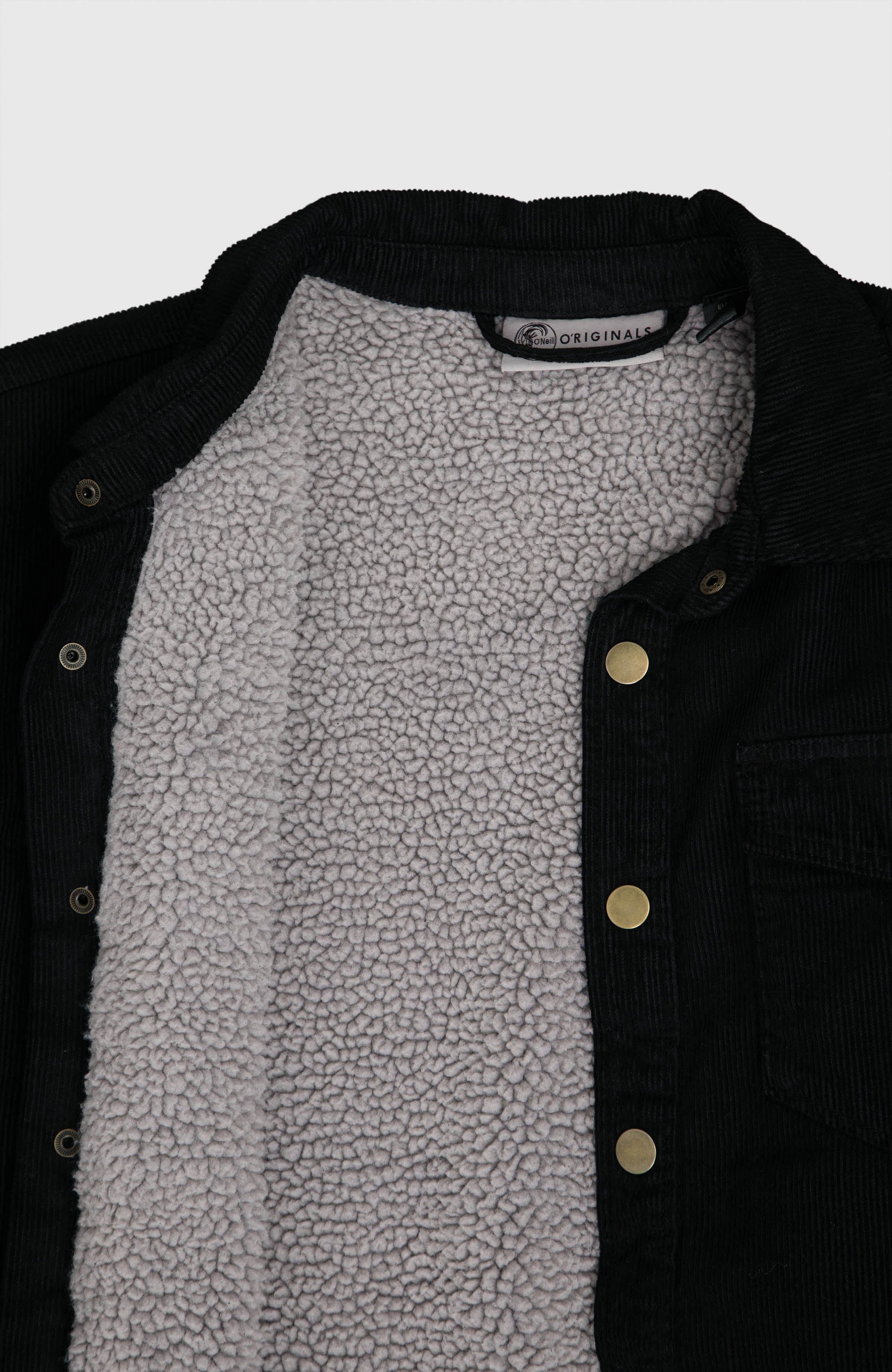 O'Riginals Corduroy overshirt met fleecevoering