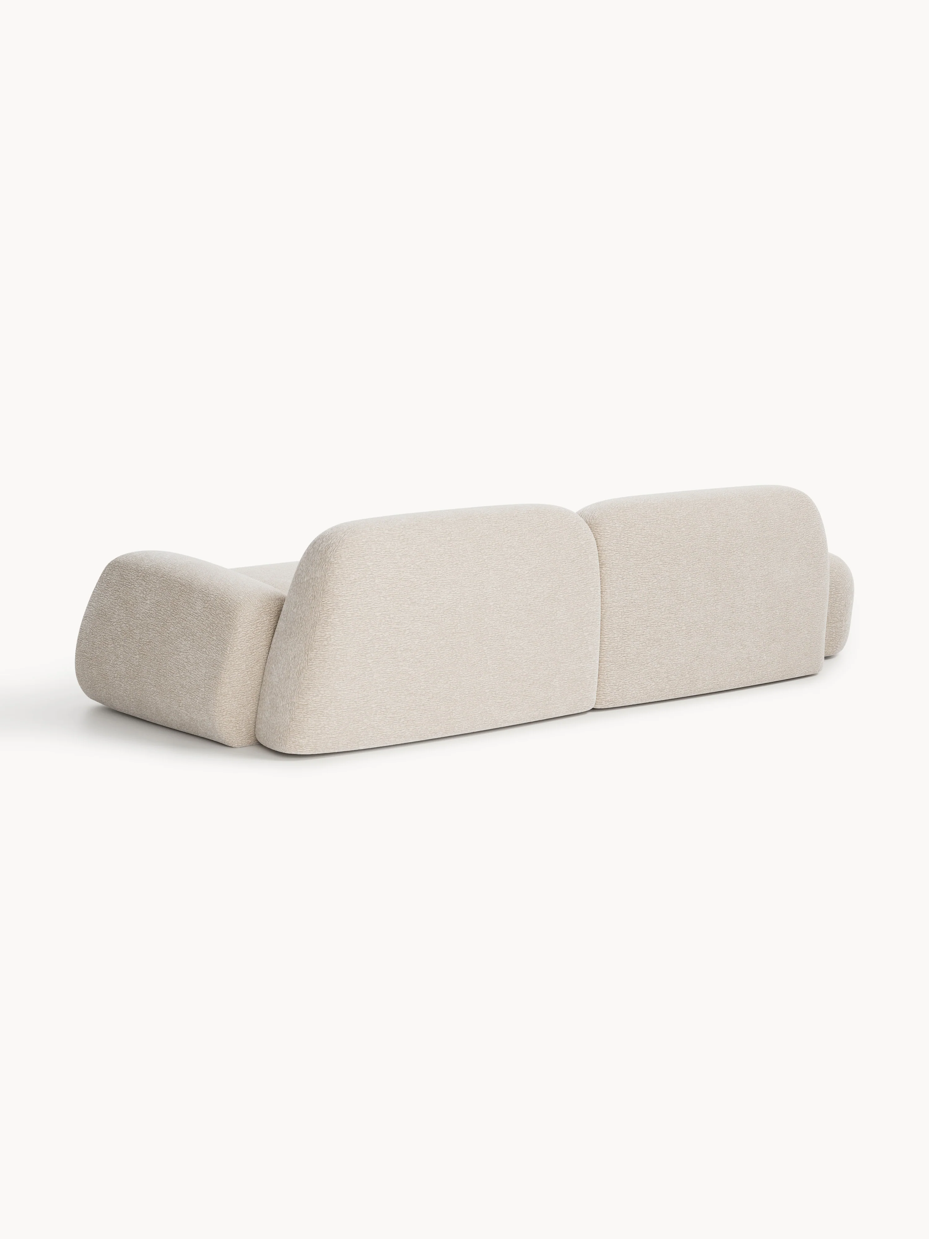 Modulaire teddy chaise longue Wolke (3-zits)