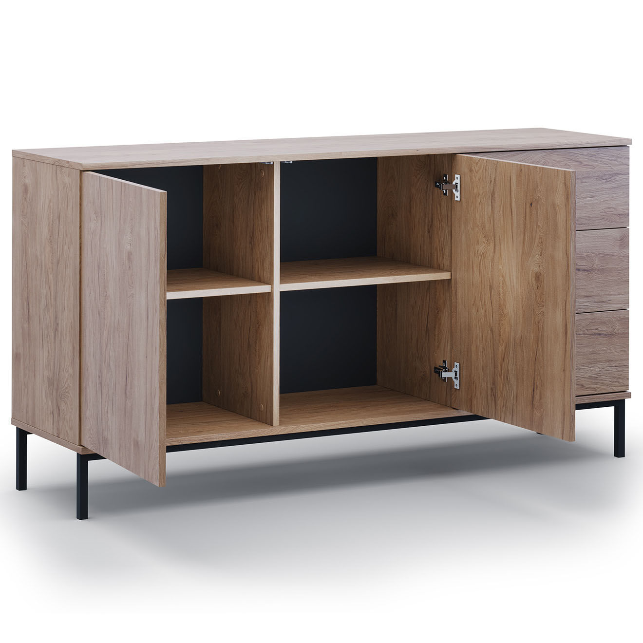 Cosmopolitan Design Commode Query brun - 150x41x80 cm