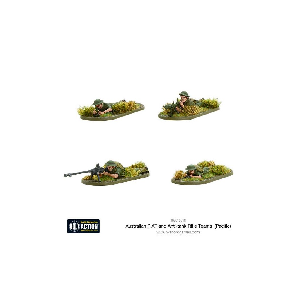 Bolt Action - Australian PIAT and Anti-Tank Rifle Teams (Pacific)