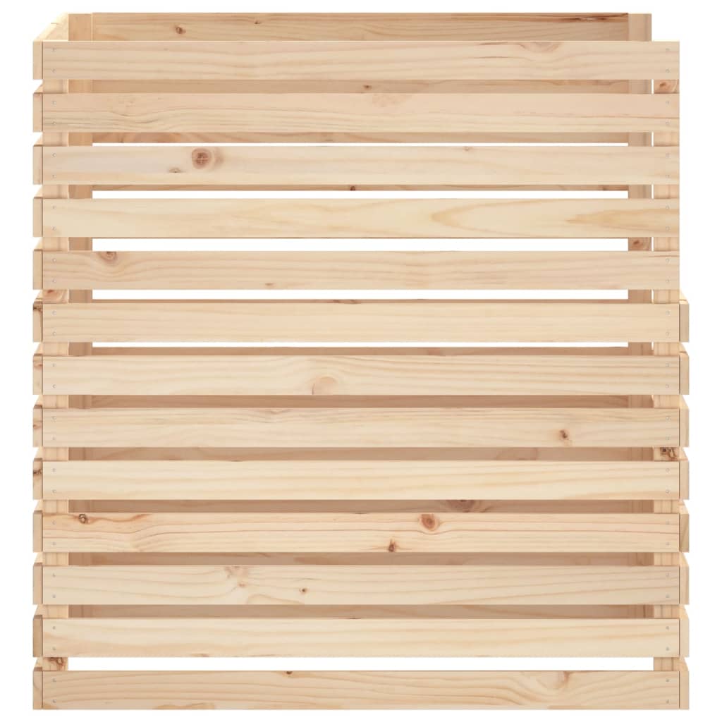 Composteur 100x100x102 cm bois massif de pin