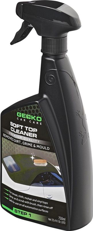 Gecko - Cabriokap Reiniger - 750ml - Voor Canvas, Doek, Mohair en Vinyl
